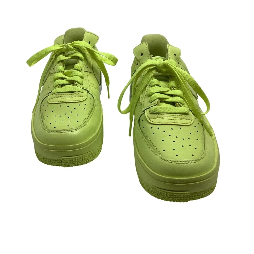 Nike Air Force 1 Fontanka Yellow Strike Low Top Sneakers Womens 9
